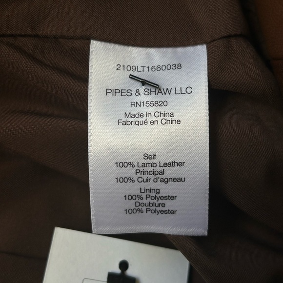 Brown leather jumpsuit Veronica Beard - Picture 7 of 14